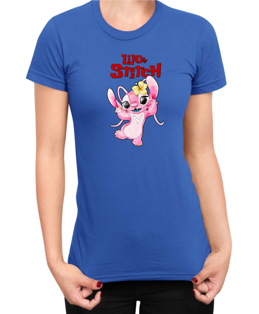 Дамска Тениска Lilo And Stitch Angel 01