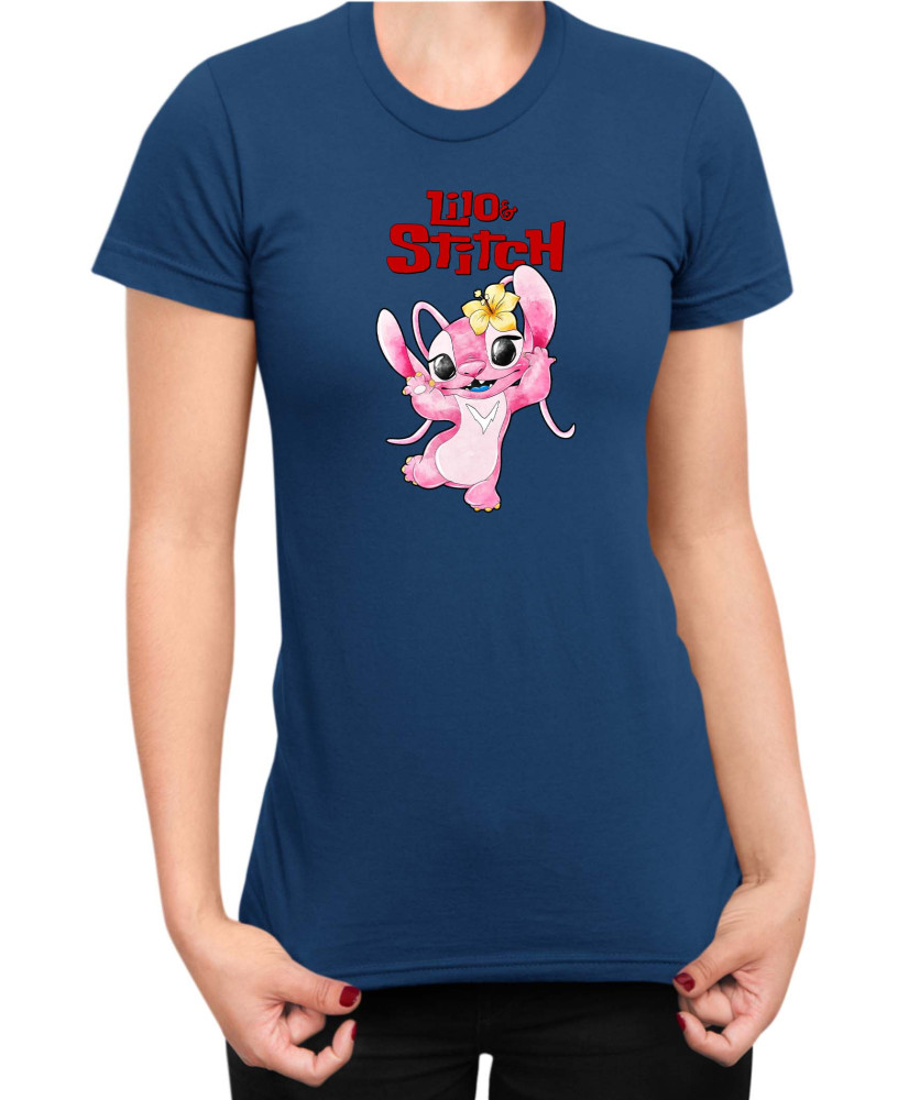 Дамска Тениска Lilo And Stitch Angel 01