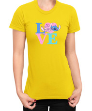 Дамска Тениска Lilo And Stitch Angel Love Stitch