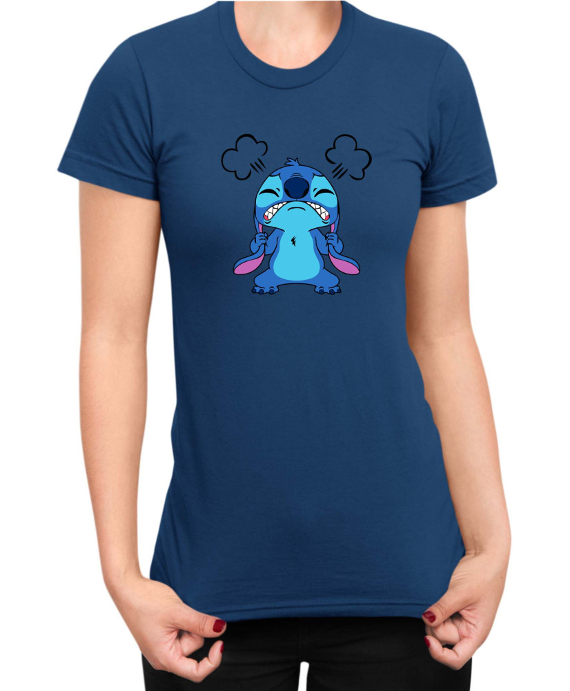Дамска Тениска Lilo And Stitch Angry Stitch 01