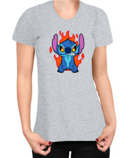 Дамска Тениска Lilo And Stitch Angry Stitch 02
