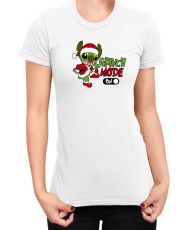 Дамска Тениска Lilo And Stitch Christmas Grinch Mode On