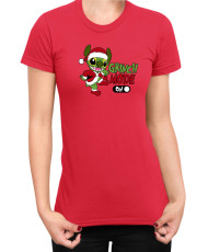 Дамска Тениска Lilo And Stitch Christmas Grinch Mode On