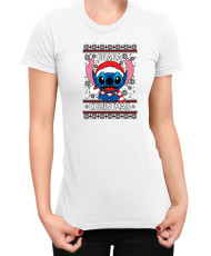 Дамска Тениска Lilo And Stitch Christmas Onana