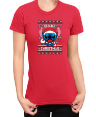 Дамска Тениска Lilo And Stitch Christmas Onana