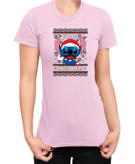 Дамска Тениска Lilo And Stitch Christmas Onana