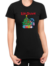 Дамска Тениска Lilo And Stitch Christmas Stitch 01