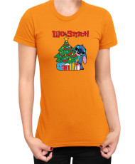 Дамска Тениска Lilo And Stitch Christmas Stitch 01