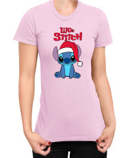 Дамска Тениска Lilo And Stitch Christmas Stitch 02