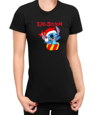 Дамска Тениска Lilo And Stitch Christmas Stitch 03