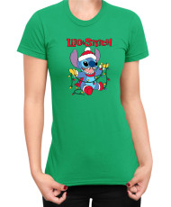 Дамска Тениска Lilo And Stitch Christmas Stitch 04