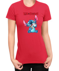 Дамска Тениска Lilo And Stitch Christmas Stitch 06