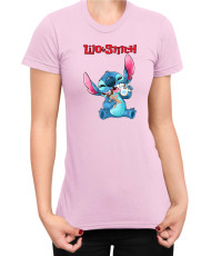 Дамска Тениска Lilo And Stitch Christmas Stitch 06