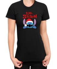 Дамска Тениска Lilo And Stitch Christmas Stitch 07