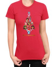 Дамска Тениска Lilo And Stitch Christmas Tree Lilo And Stitch