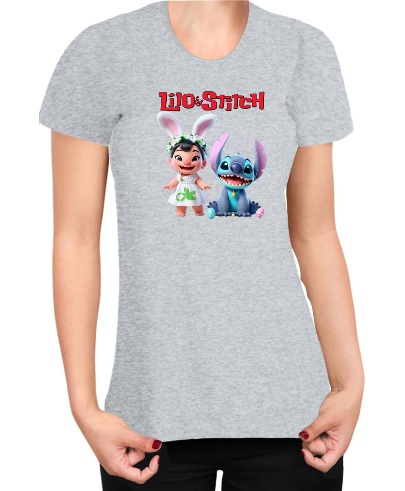 Дамска Тениска Lilo And Stitch Easter Lilo And Stitch 03