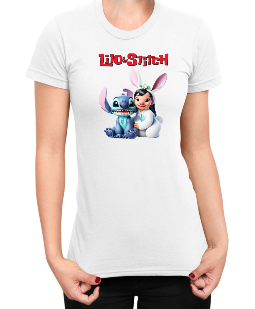 Дамска Тениска Lilo And Stitch Easter Lilo And Stitch 04