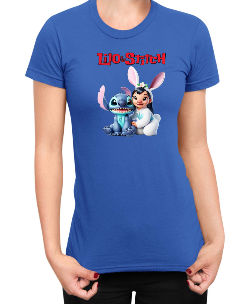 Дамска Тениска Lilo And Stitch Easter Lilo And Stitch 04