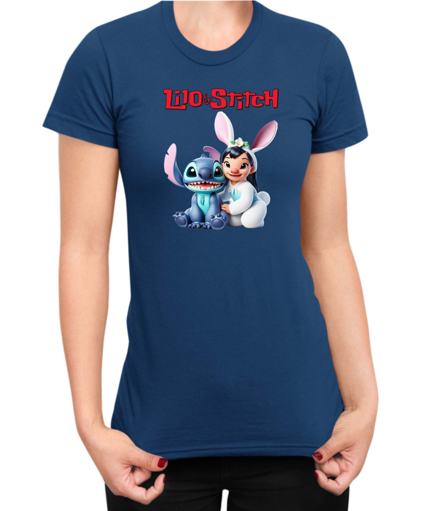 Дамска Тениска Lilo And Stitch Easter Lilo And Stitch 04