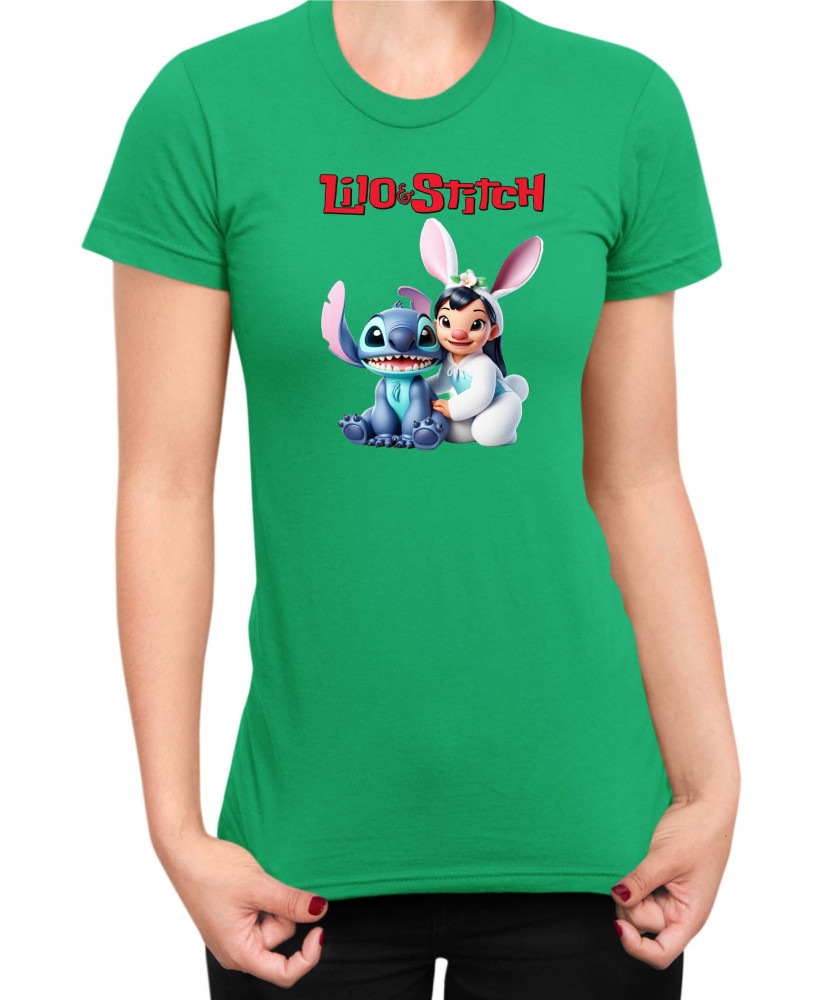 Дамска Тениска Lilo And Stitch Easter Lilo And Stitch 04