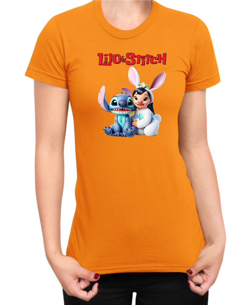 Дамска Тениска Lilo And Stitch Easter Lilo And Stitch 04