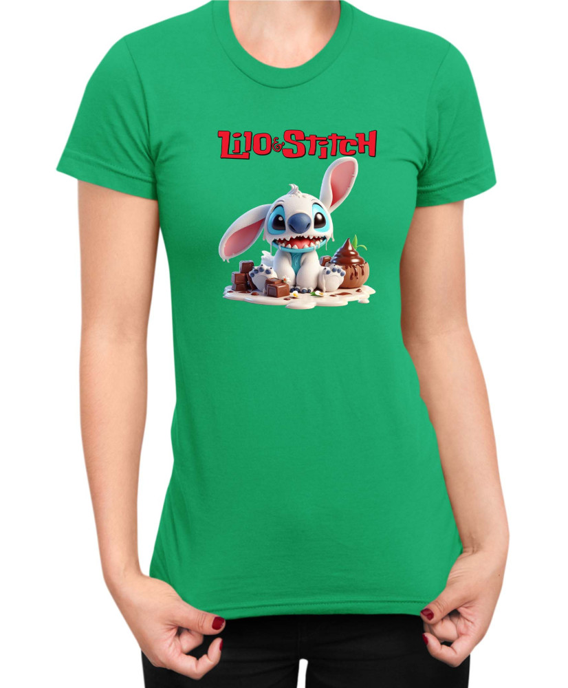 Дамска Тениска Lilo And Stitch Easter Stitch 03