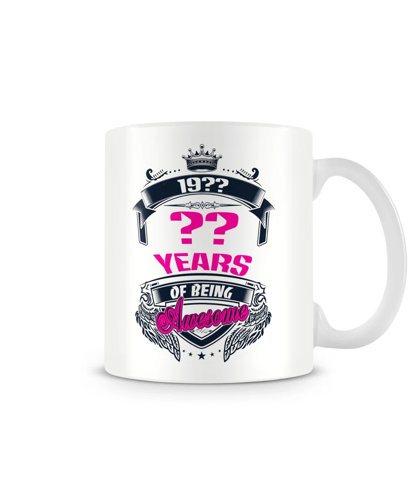 Чаша XX year of being awsome PINK MUG