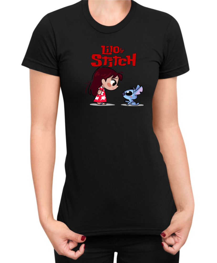 Дамска Тениска Lilo And Stitch Lilo And Stitch 02