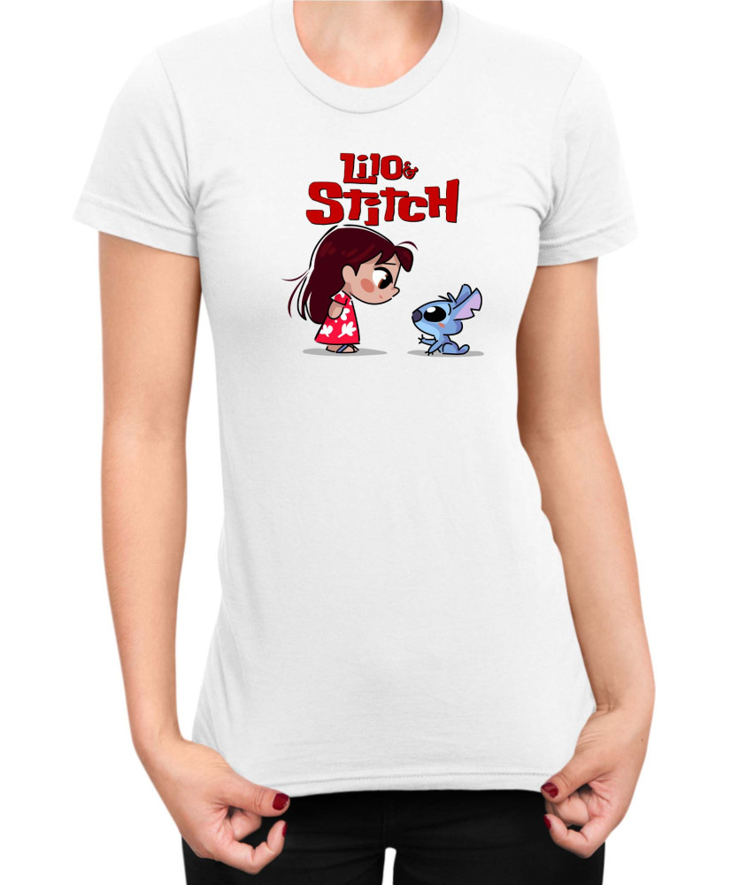 Дамска Тениска Lilo And Stitch Lilo And Stitch 02
