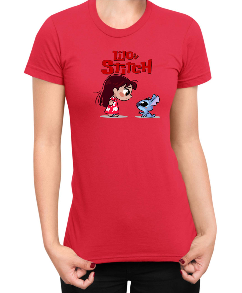 Дамска Тениска Lilo And Stitch Lilo And Stitch 02