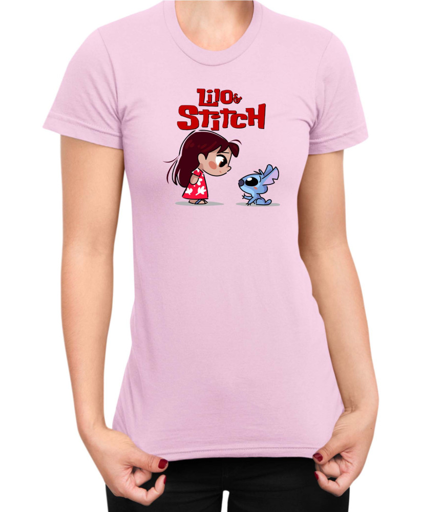 Дамска Тениска Lilo And Stitch Lilo And Stitch 02