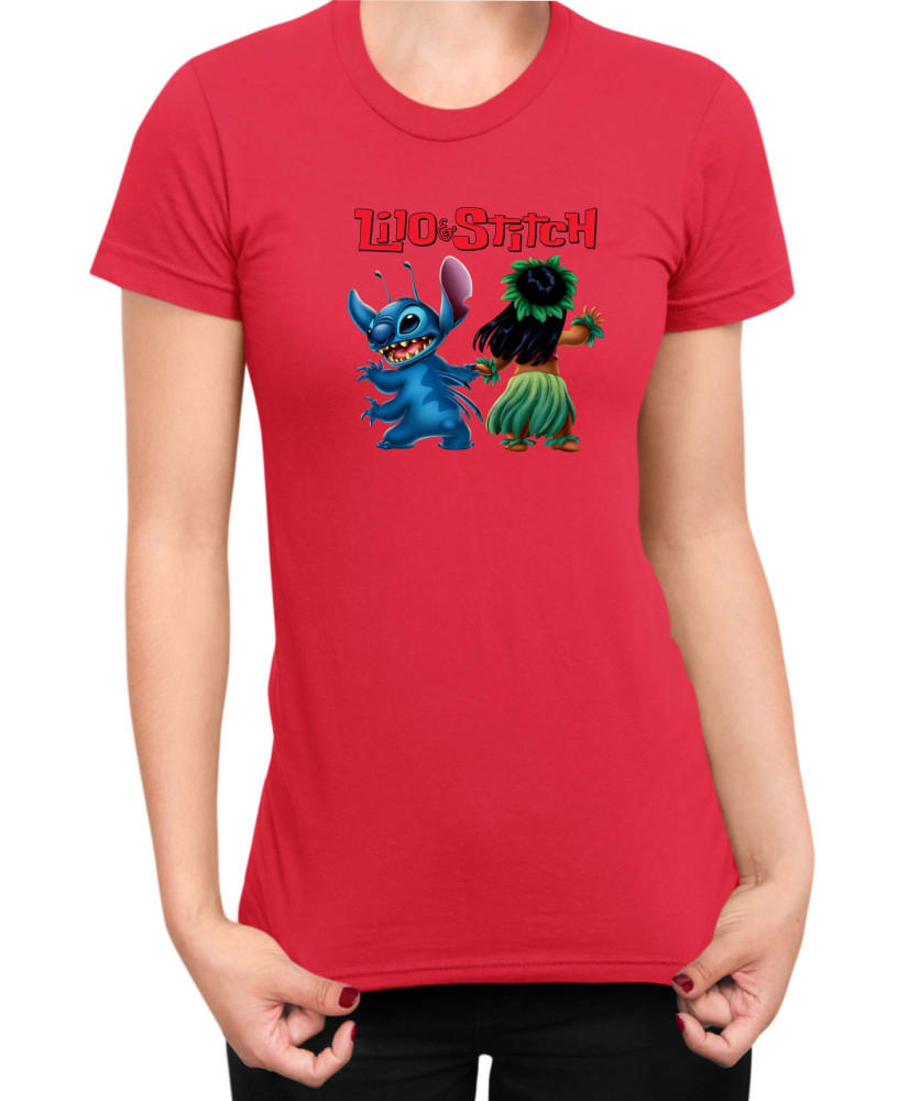 Дамска Тениска Lilo And Stitch Lilo And Stitch 04