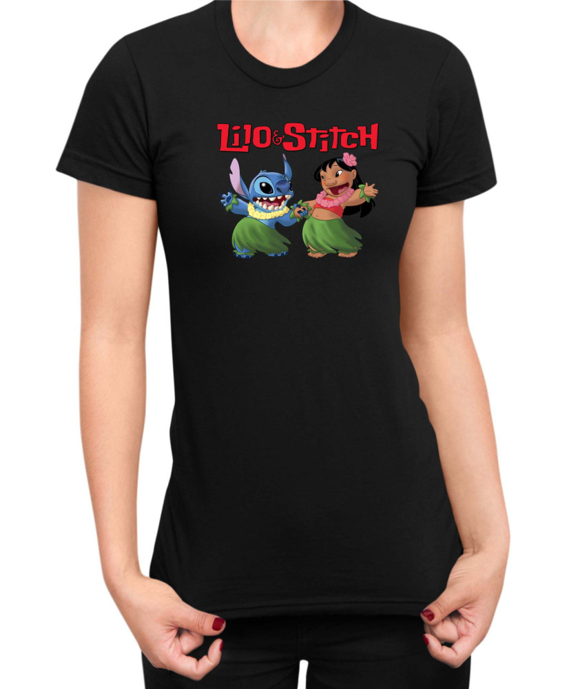 Дамска Тениска Lilo And Stitch Lilo And Stitch 05