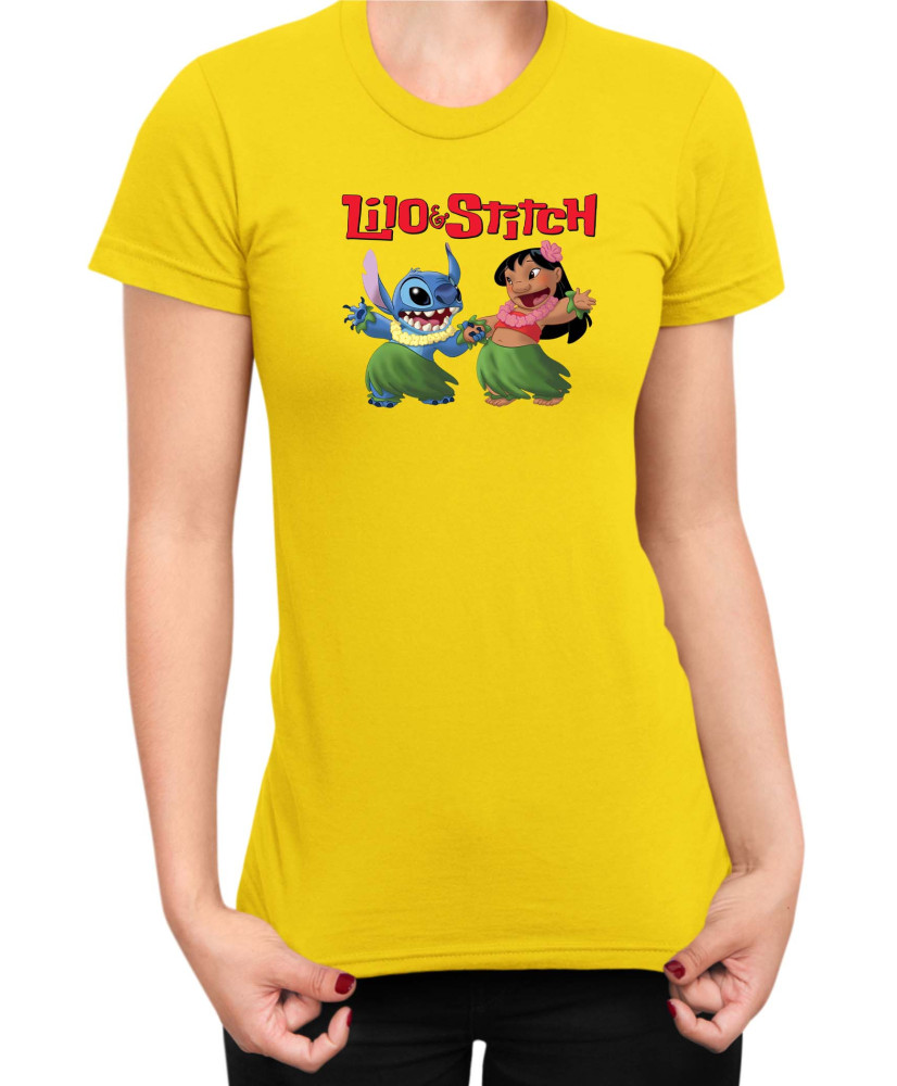 Дамска Тениска Lilo And Stitch Lilo And Stitch 05