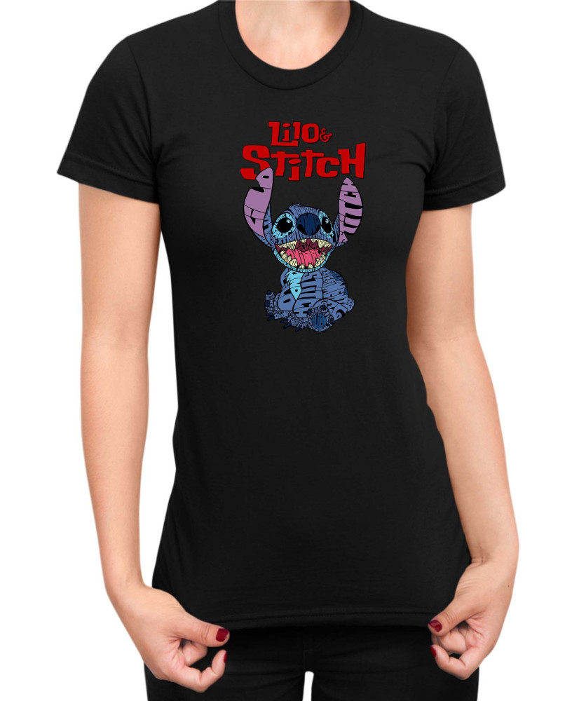 Дамска Тениска Lilo And Stitch Stitch 03