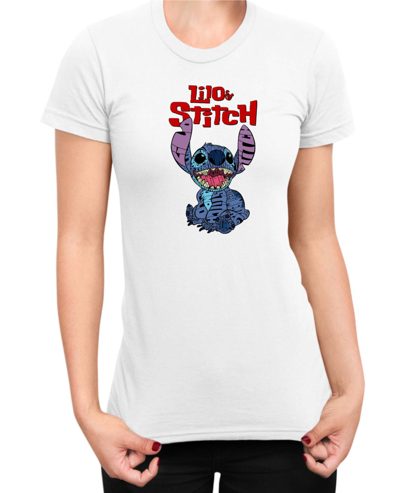 Дамска Тениска Lilo And Stitch Stitch 03