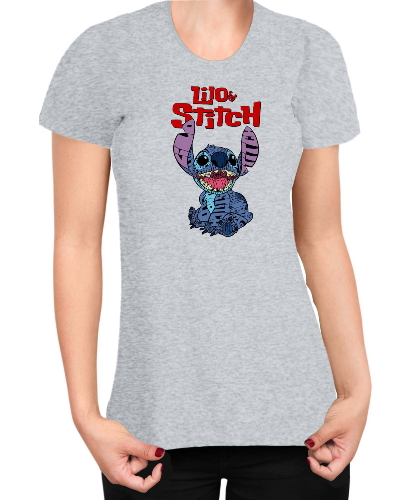 Дамска Тениска Lilo And Stitch Stitch 03