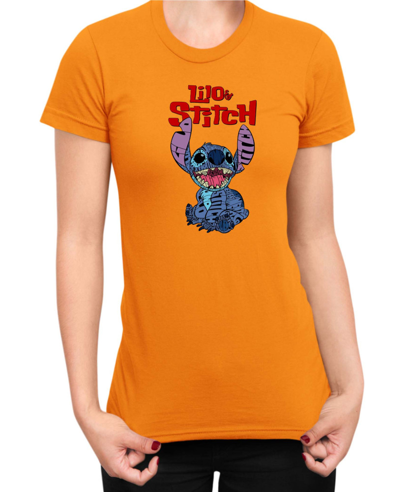 Дамска Тениска Lilo And Stitch Stitch 03
