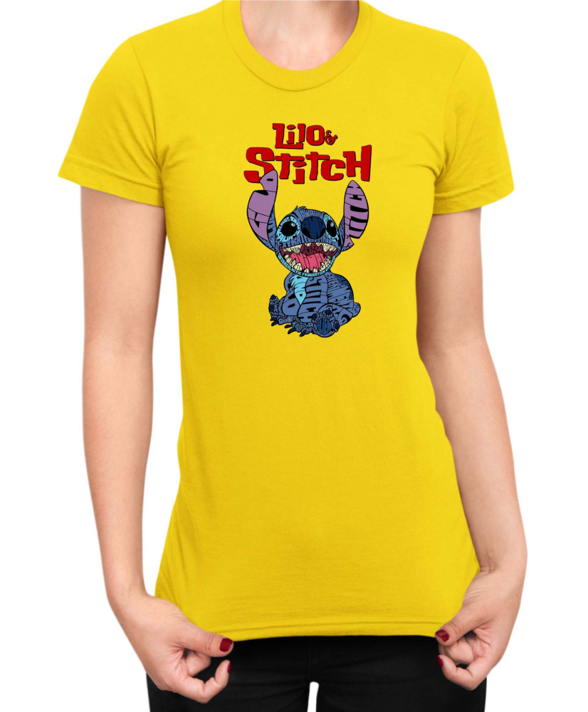 Дамска Тениска Lilo And Stitch Stitch 03
