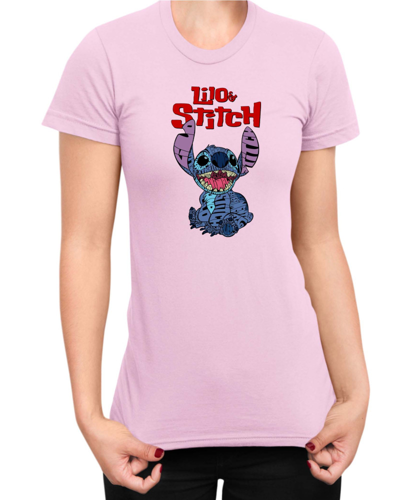 Дамска Тениска Lilo And Stitch Stitch 03