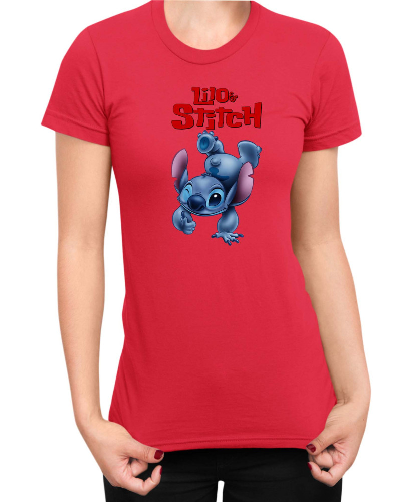 Дамска Тениска Lilo And Stitch Stitch 05