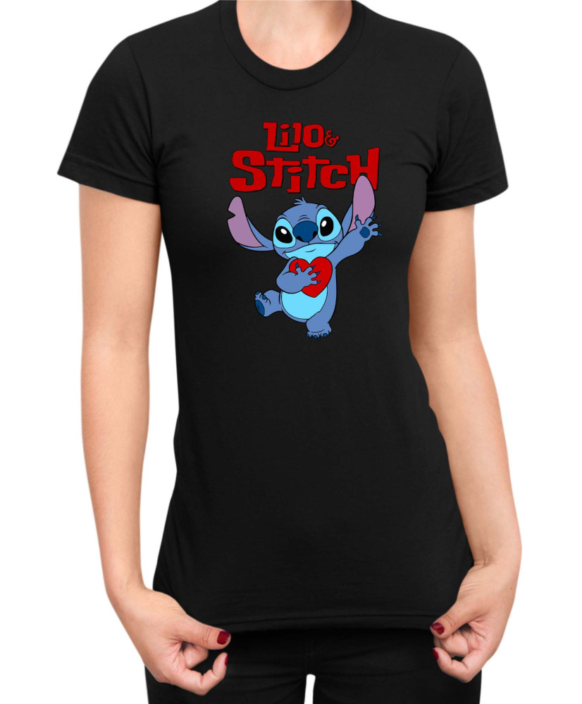 Дамска Тениска Lilo And Stitch Stitch 06