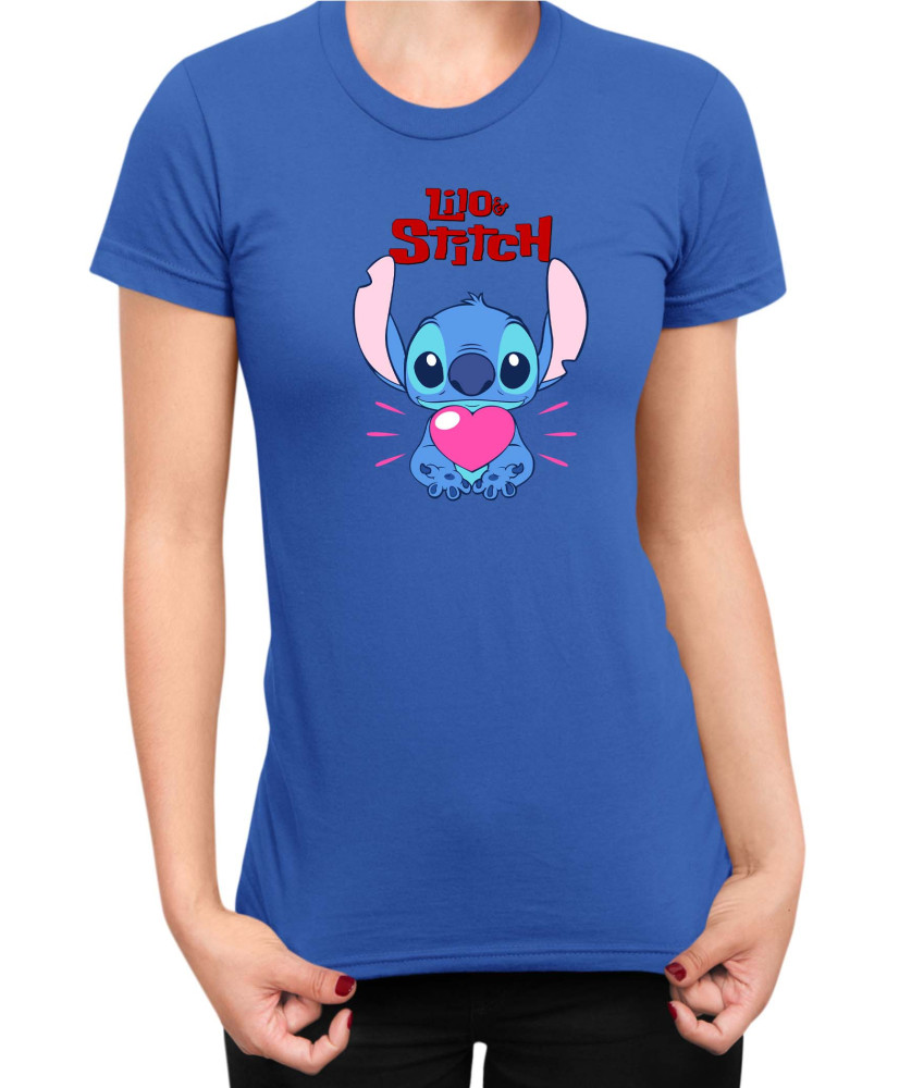 Дамска Тениска Lilo And Stitch Stitch 09