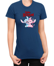 Дамска Тениска Lilo And Stitch Stitch And Angel 01