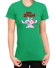 Дамска Тениска Lilo And Stitch Stitch And Angel 01