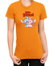 Дамска Тениска Lilo And Stitch Stitch And Angel 01