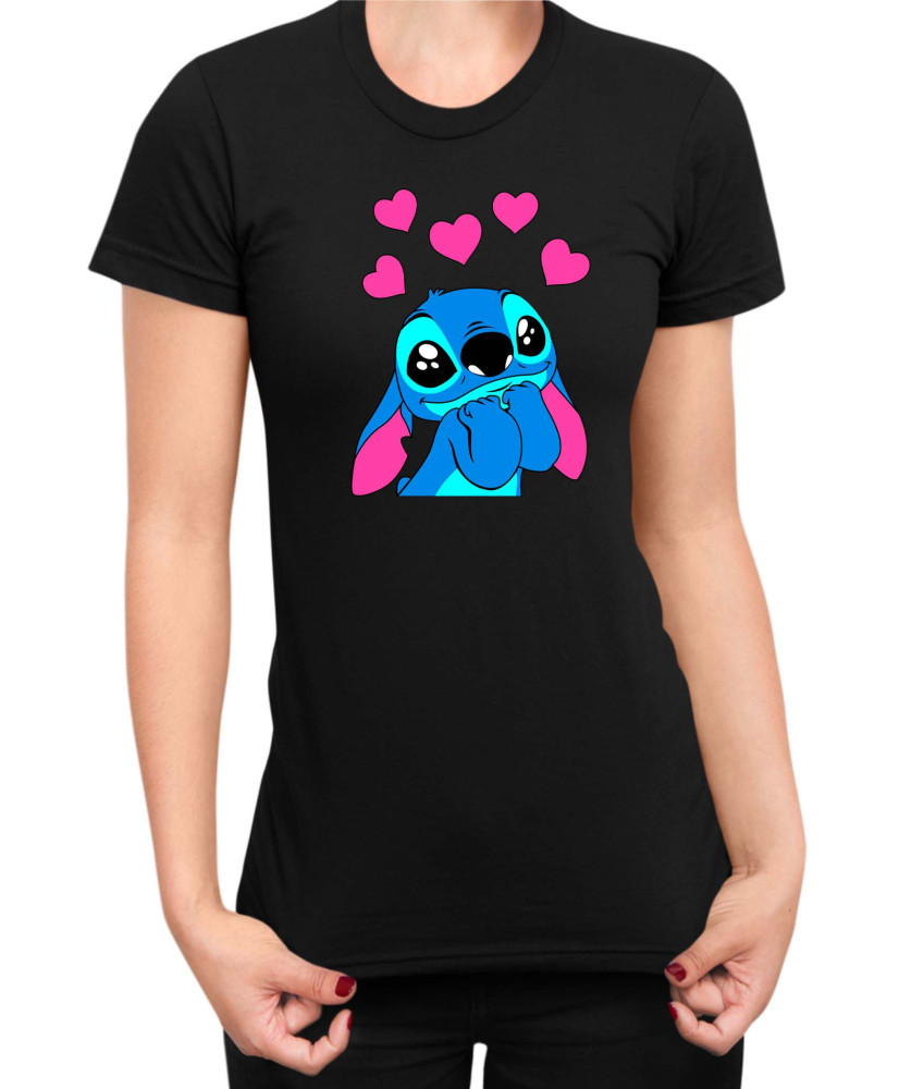 Дамска Тениска Lilo And Stitch Stitch Love 01