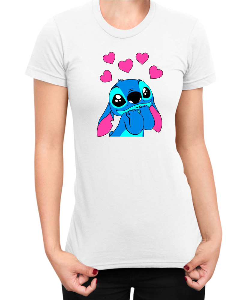 Дамска Тениска Lilo And Stitch Stitch Love 01