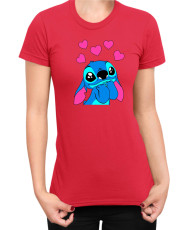 Дамска Тениска Lilo And Stitch Stitch Love 01