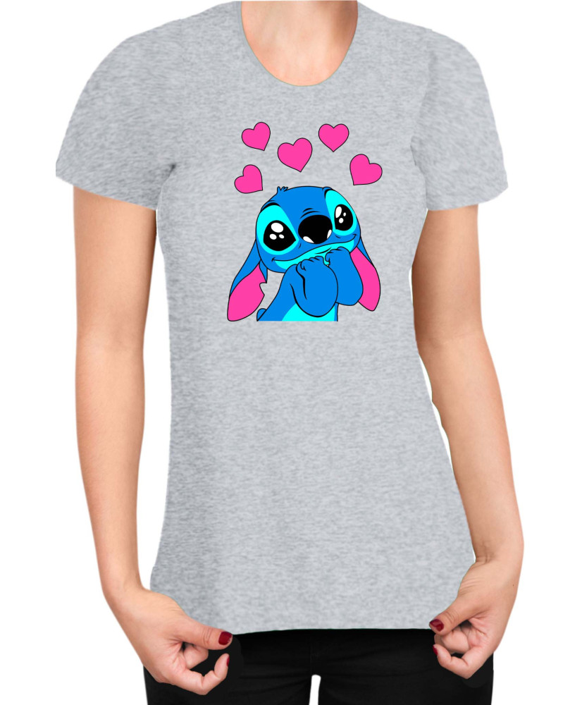 Дамска Тениска Lilo And Stitch Stitch Love 01